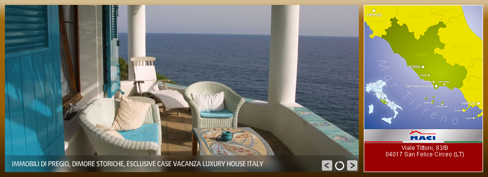 Vendita e affitto villa a San Felice Circeo